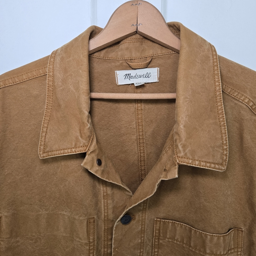 Madewell Mens Garment-Dyed Canvas Chore Jacket Size XXL Workwear Utility Western - Picture 11 of 16